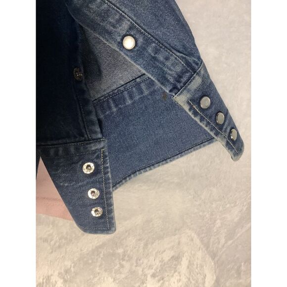 American Classic (AC) Avalon Blue Denim Jacket size Large Mens Pearl snaps - Picture 10 of 10